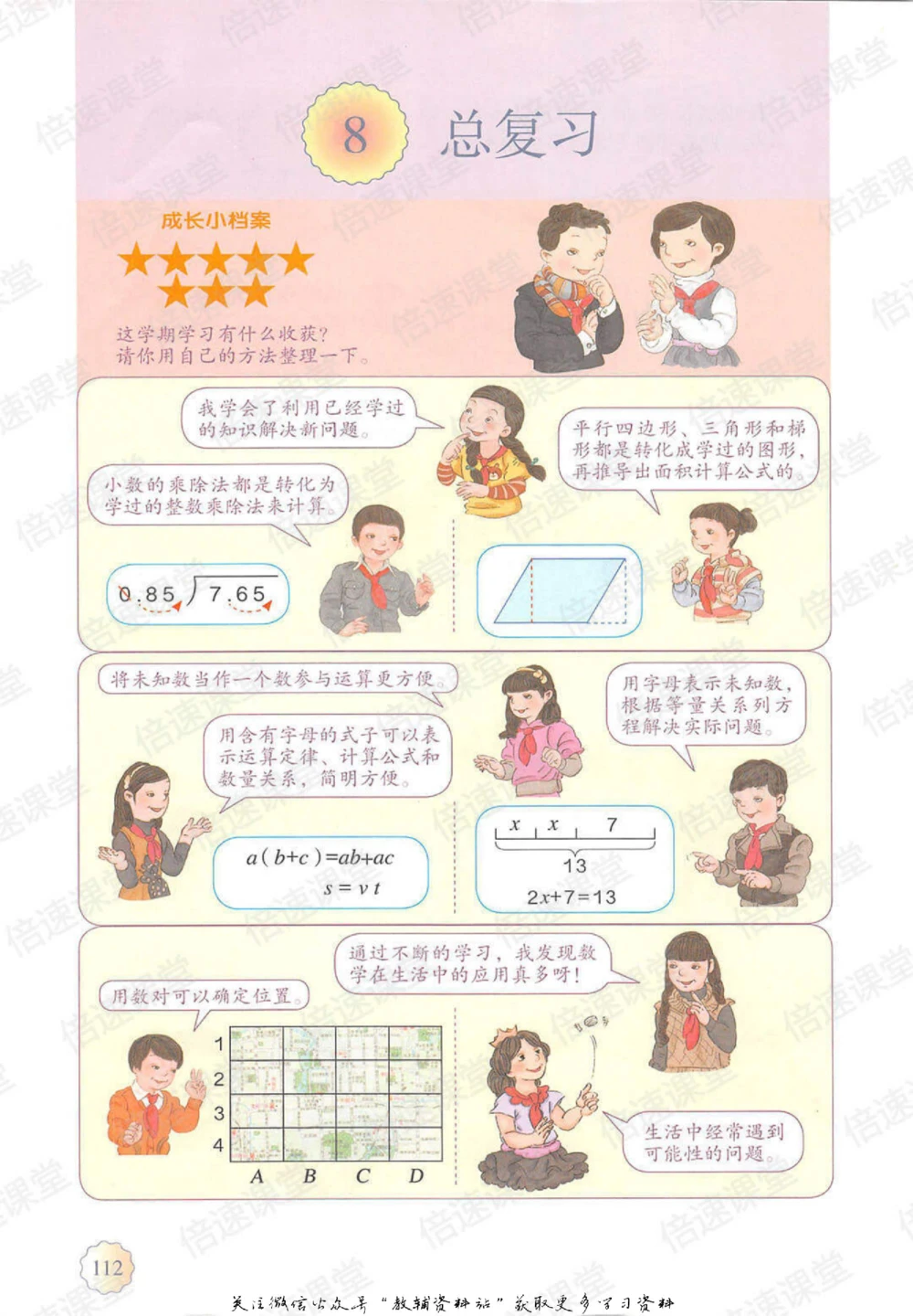 五年级上册数学人教版课堂笔记_小学初中学霸笔记类资料汇总6.33GB_小学同步课堂笔记2.76GB_1~6年级上册数学人教版课堂笔记