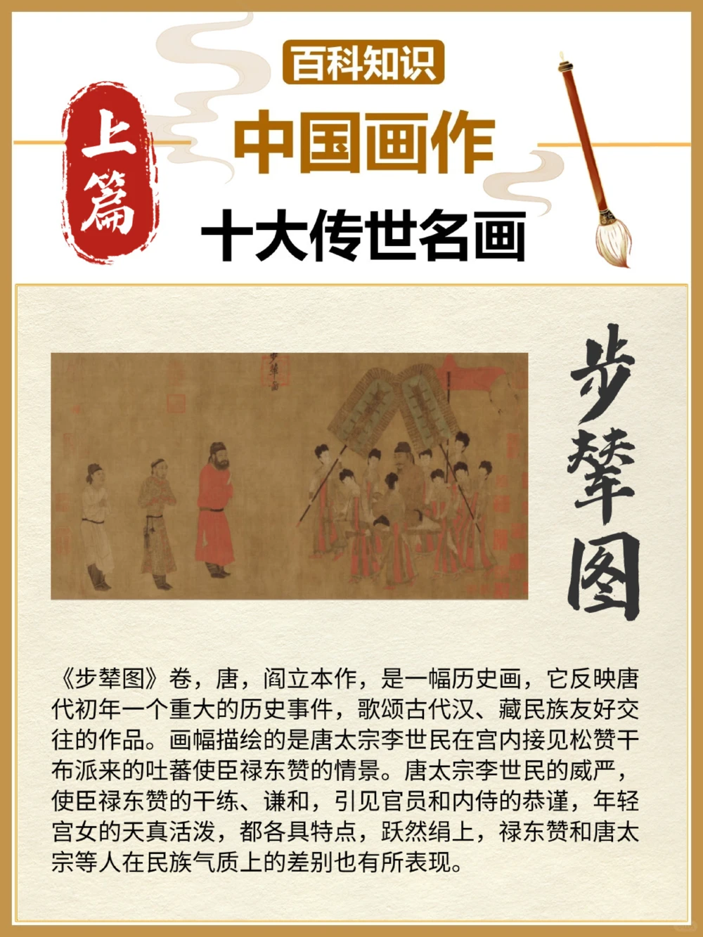 你知道中国十大传世名画是哪些吗_中小学精品资料(高清可打印)_百科知识大全集312份高清资料整理版