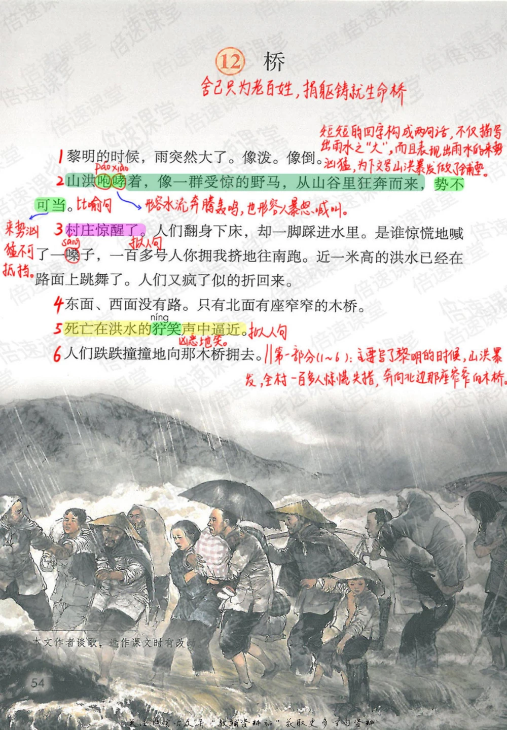 六年级上册语文部编版课堂笔记（倍速版）_小学初中学霸笔记类资料汇总6.33GB_小学同步课堂笔记2.76GB_1~6年级全册语文部编版课堂笔记