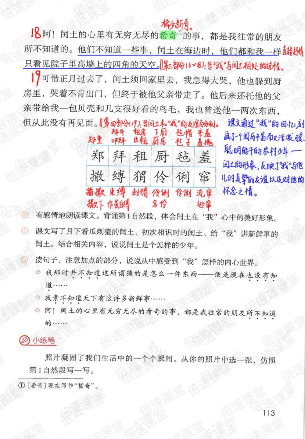 六年级上册语文部编版课堂笔记（倍速版）_小学初中学霸笔记类资料汇总6.33GB_小学同步课堂笔记2.76GB_1~6年级全册语文部编版课堂笔记