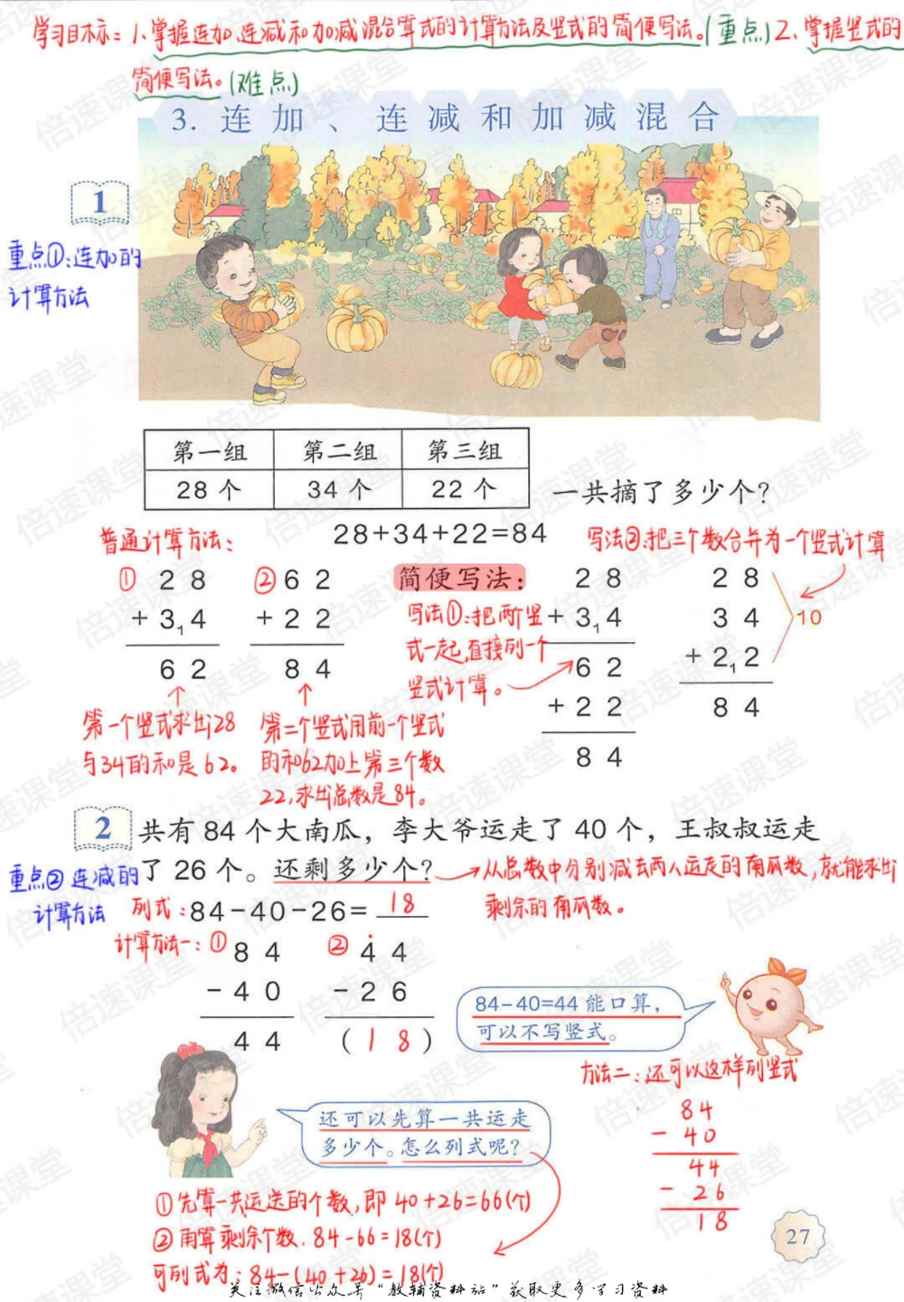 二年级上册数学人教版课堂笔记_小学初中学霸笔记类资料汇总6.33GB_小学同步课堂笔记2.76GB_1~6年级上册数学人教版课堂笔记