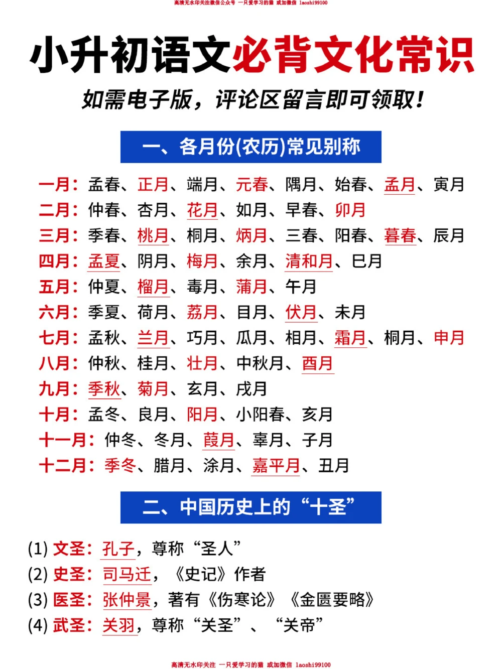 小升初语文必背文化常识_2025抖音最火小学全科全年级资料大全集超完整版_小学语文VIP资源禁止外传