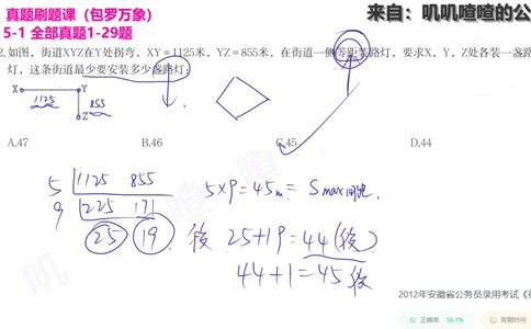 20241225专题：植树问题-刷题课手写字迹_各省考资料汇总_2、2026年公考名师课程_0142026年叽叽喳喳数量精讲快解50套题_叽叽喳喳：数量合并版用这个适用于打印和平板_植树
