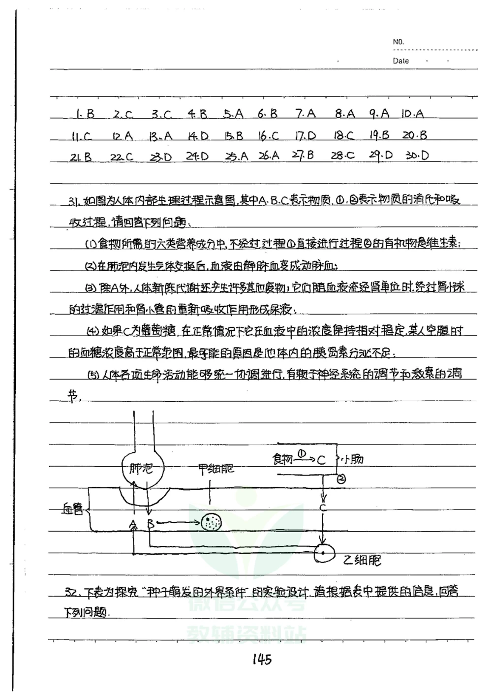 初中状元笔记生物_小学初中学霸笔记类资料汇总6.33GB_初中全科状元笔记900.07MB