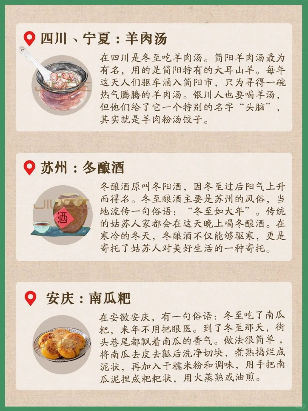 冬至食俗丨这12种冬至美食你都吃过吗？_中小学精品资料(高清可打印)_古文化大全集628份高清资料整理版