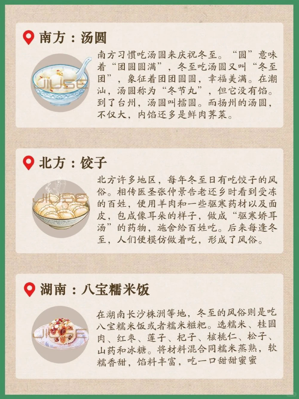 冬至食俗丨这12种冬至美食你都吃过吗？_中小学精品资料(高清可打印)_古文化大全集628份高清资料整理版