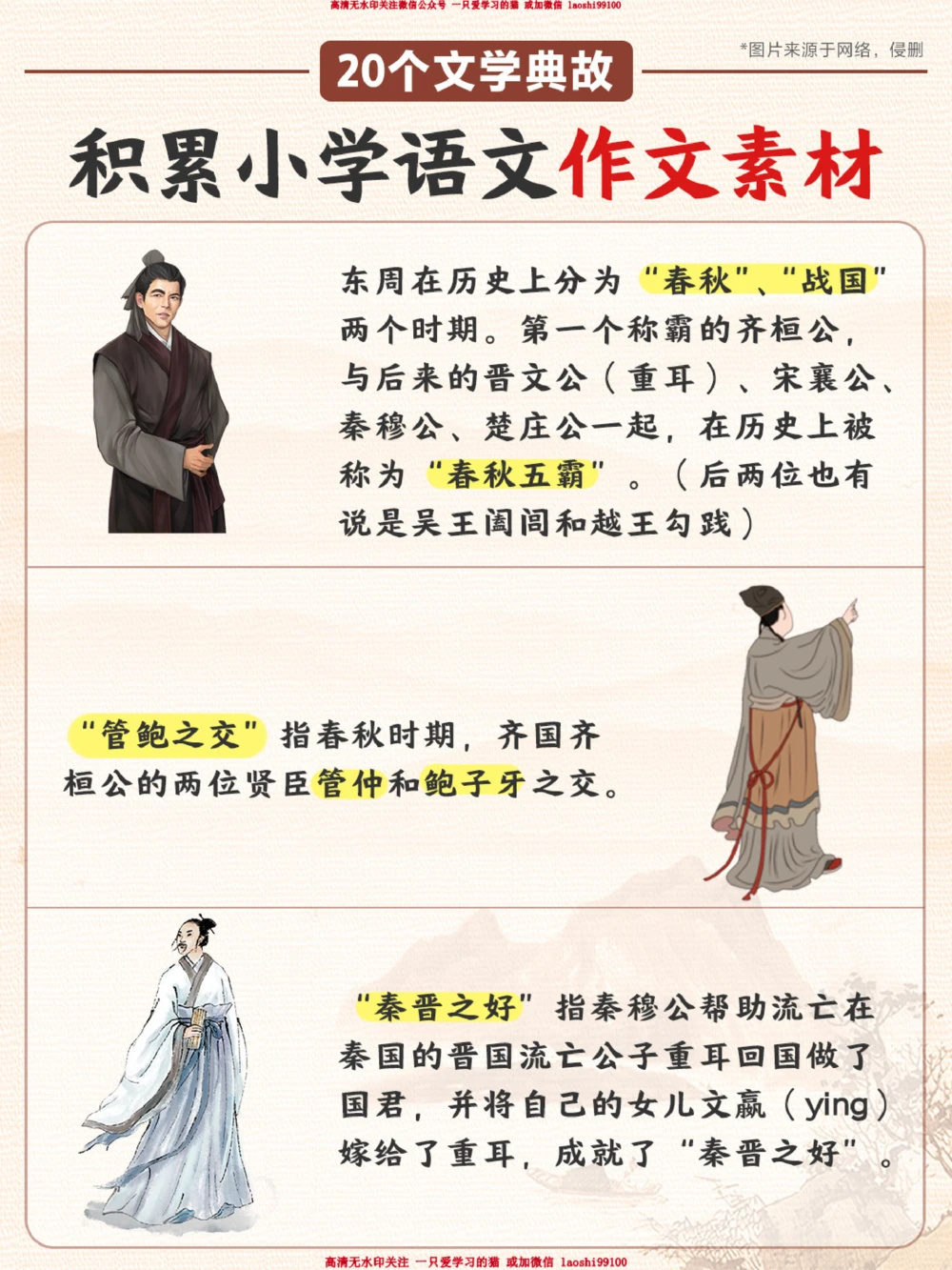 小学文学典故积累-给孩子每天讲2个故事！_2025抖音最火小学全科全年级资料大全集超完整版_小学语文VIP资源禁止外传