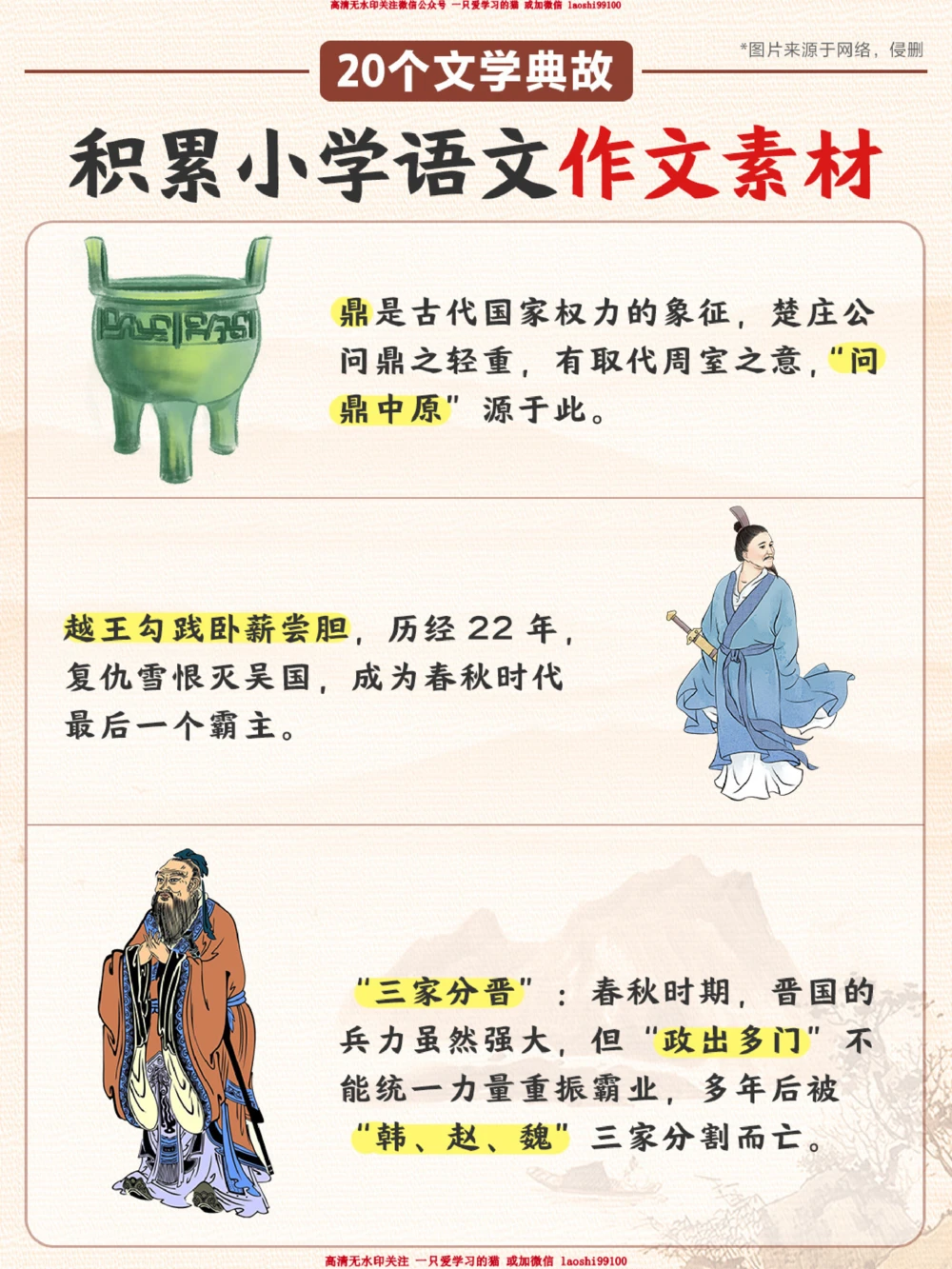 小学文学典故积累-给孩子每天讲2个故事！_2025抖音最火小学全科全年级资料大全集超完整版_小学语文VIP资源禁止外传