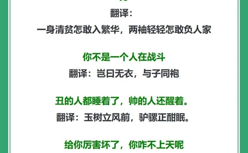 中文博大精深流行语翻译成古文，太神了！_中小学精品资料(高清可打印)_百科知识大全集312份高清资料整理版