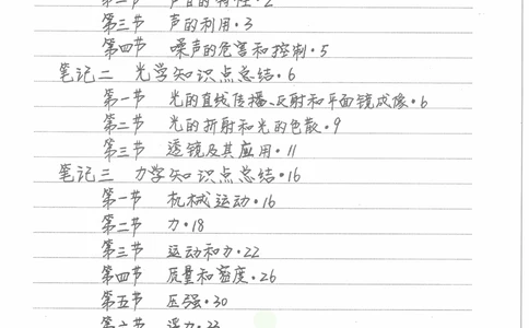 中考学霸笔记物理_小学初中学霸笔记类资料汇总6.33GB_中考学霸笔记411.75MB