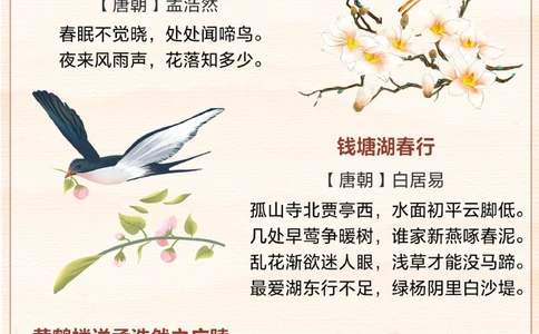 春天到了-教孩子几首关于春天的古诗！_2025抖音最火小学全科全年级资料大全集超完整版_小学语文VIP资源禁止外传