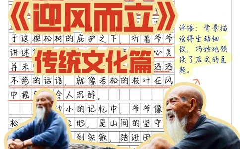 别具一格️中考一模高分作文《迎风而立》_中小学精品资料(高清可打印)_初中大全集高清资料整理版