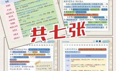 初中语文、重点题型解答技巧_中小学精品资料(高清可打印)_初中大全集高清资料整理版