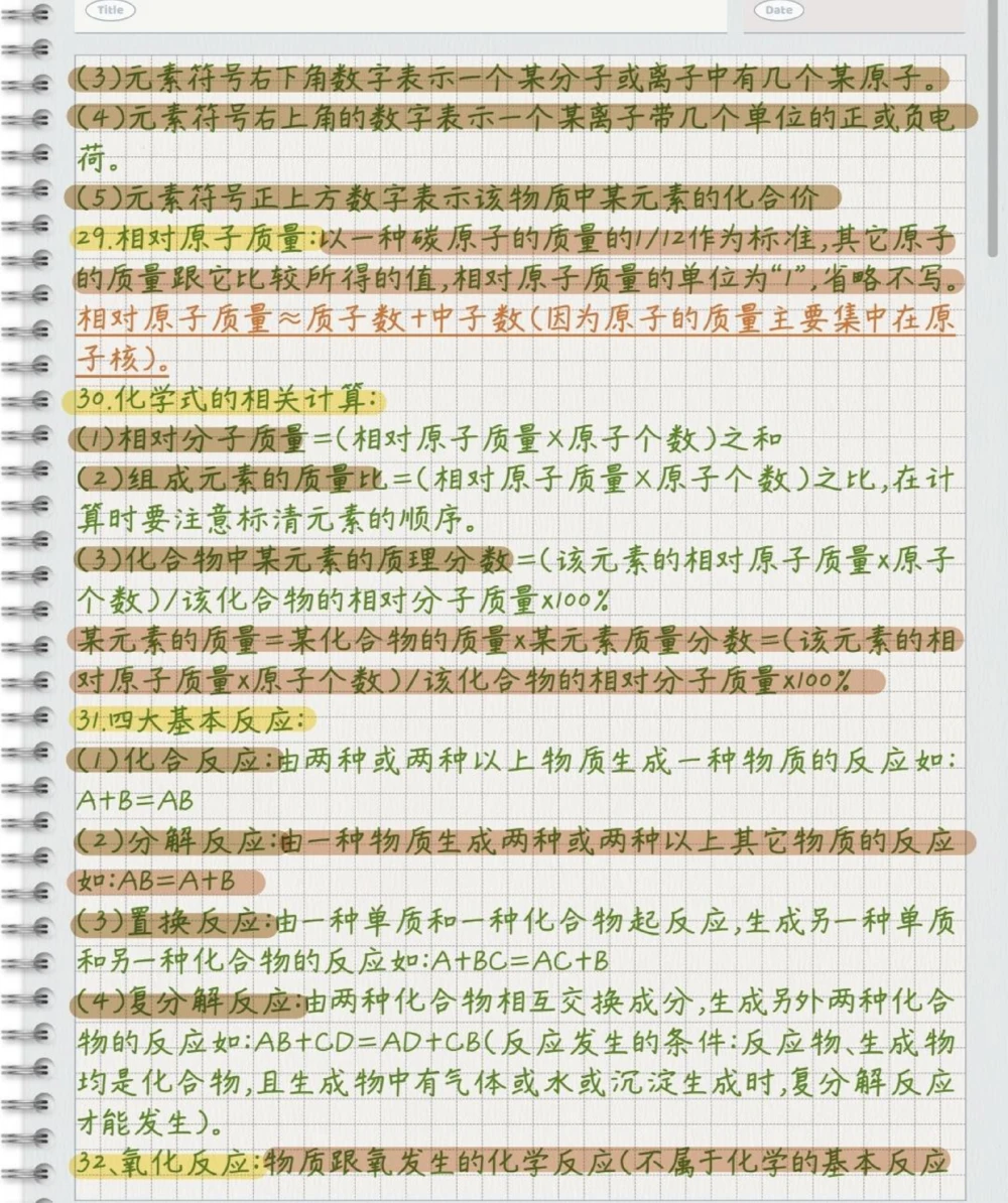 初三化学必背知识，刷到了先存起来，初三化学要考的内容都在这里了，每天抽时间来背一下，坚持把这些知识背熟在心里，你的化学成绩一定可以越来越好#化学#初三化学#知识点总结#必考考点#每天学习一点点