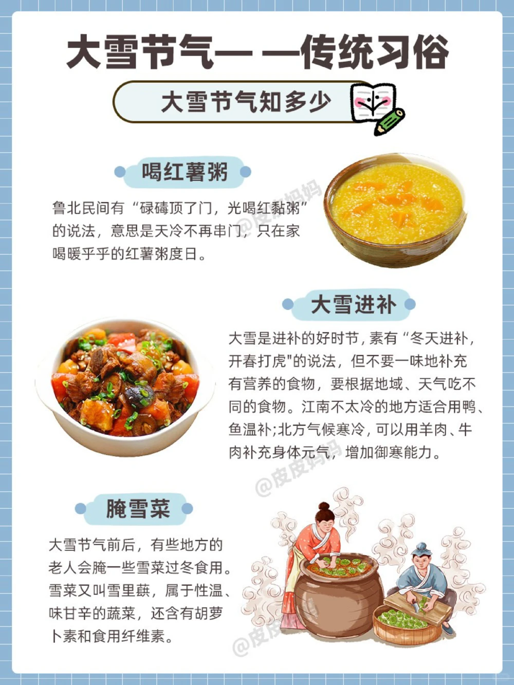 传统节气科普和孩子一起了解大雪小常识_中小学精品资料(高清可打印)_古文化大全集628份高清资料整理版