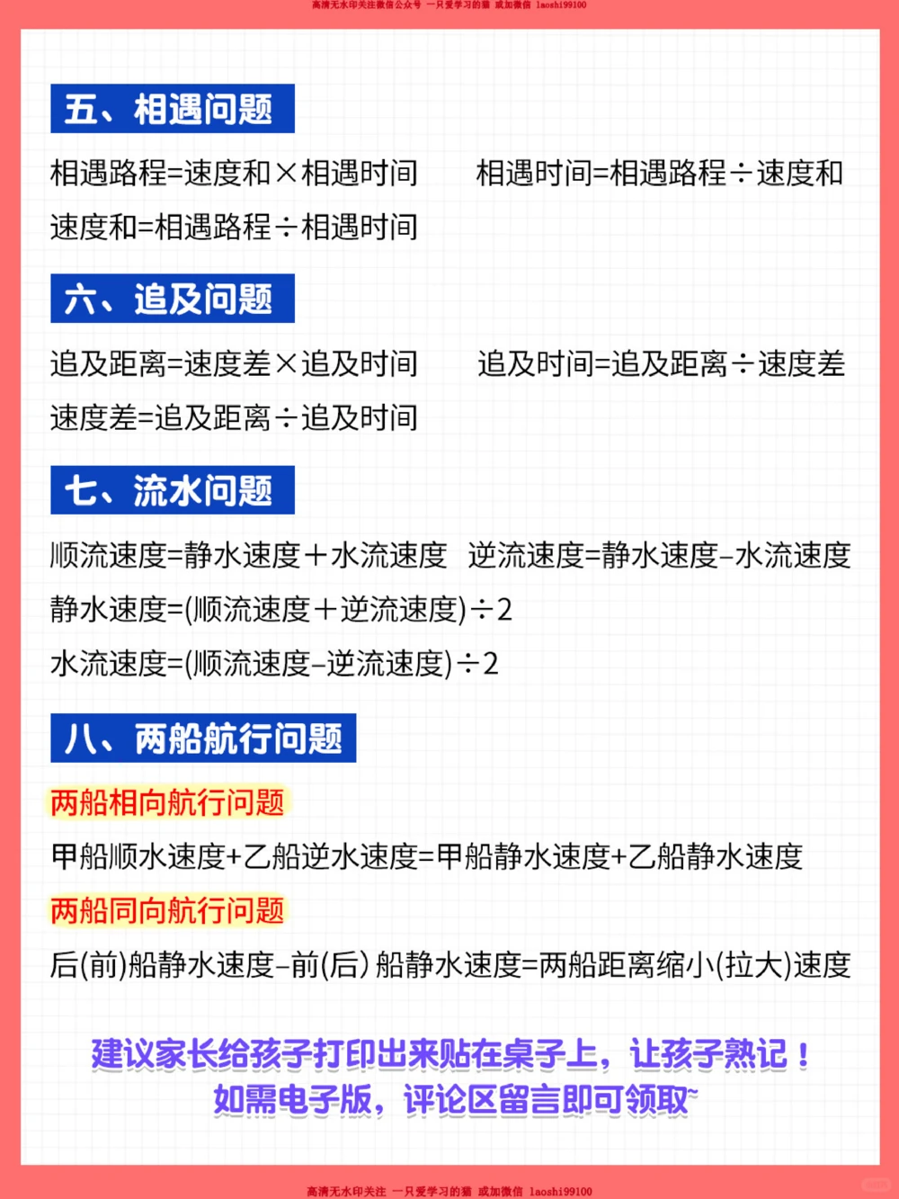 干货-小学数学1-6年级公式大全_2025抖音最火小学全科全年级资料大全集超完整版_小学数学VIP资源禁止外传