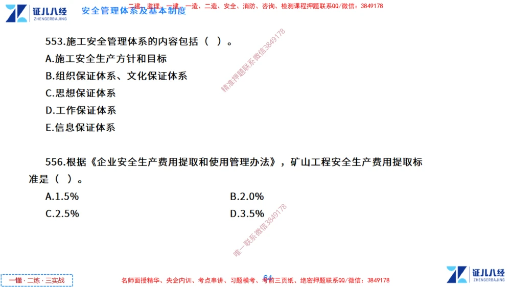 (13)--一建管理点题映射7-无答案版-讲义_2026年一级建造师_2026年一建管理_2025年一建管理SVIP_03-习题精析✿实战特训✿模考通关_54-管理《点题映射班》杨建国ZBJ