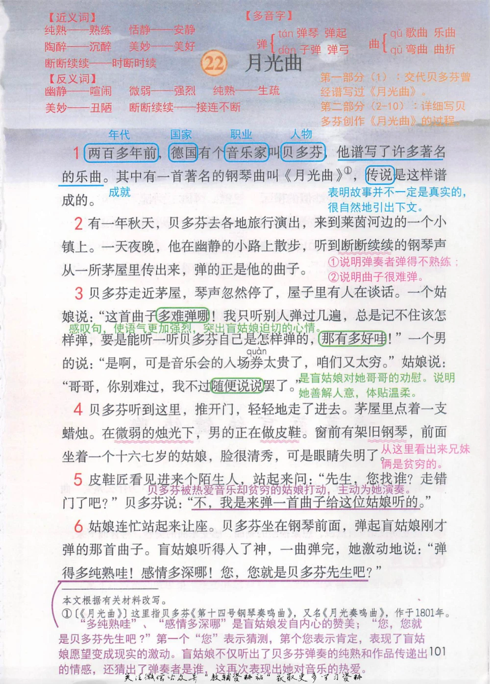 六年级上册语文部编版课堂笔记（抖音版）_小学初中学霸笔记类资料汇总6.33GB_小学同步课堂笔记2.76GB_1~6年级全册语文部编版课堂笔记