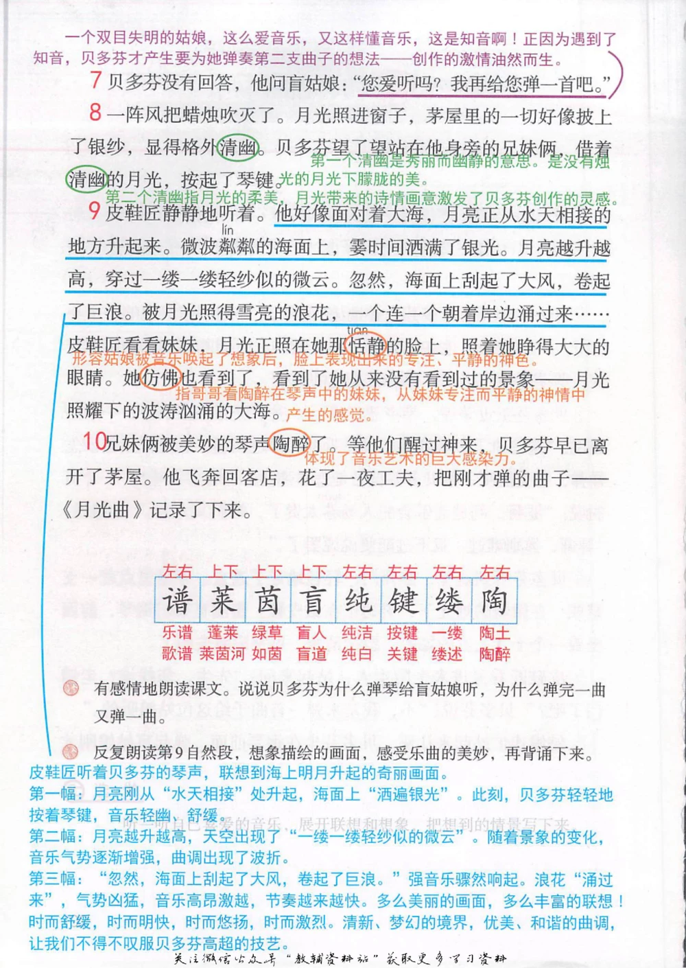 六年级上册语文部编版课堂笔记（抖音版）_小学初中学霸笔记类资料汇总6.33GB_小学同步课堂笔记2.76GB_1~6年级全册语文部编版课堂笔记