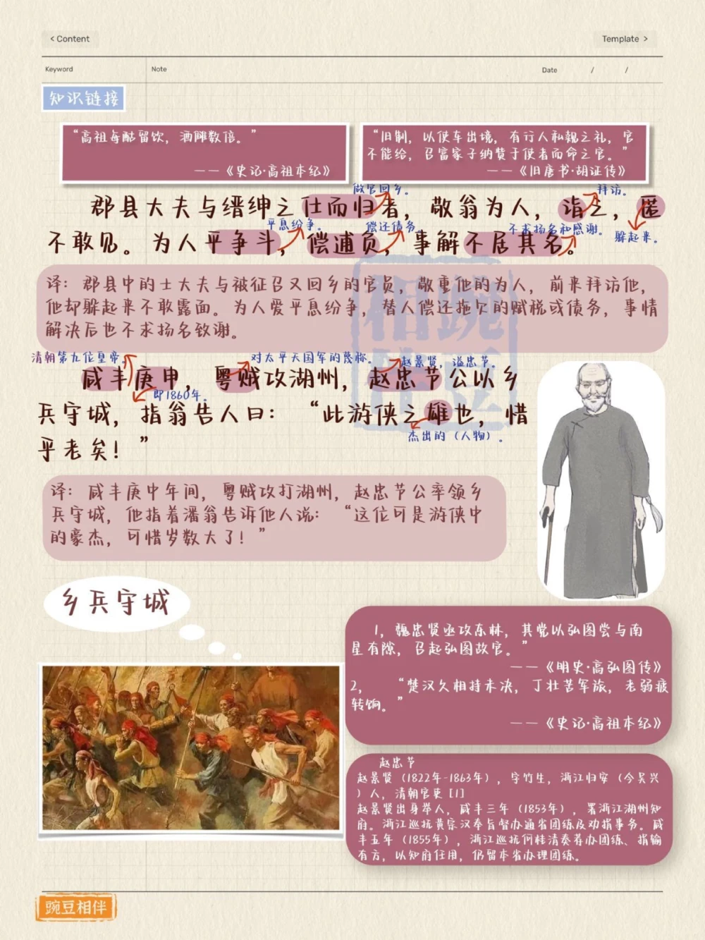 打卡古文观止丨民间亦有真豪杰_中小学精品资料(高清可打印)_古文化大全集628份高清资料整理版