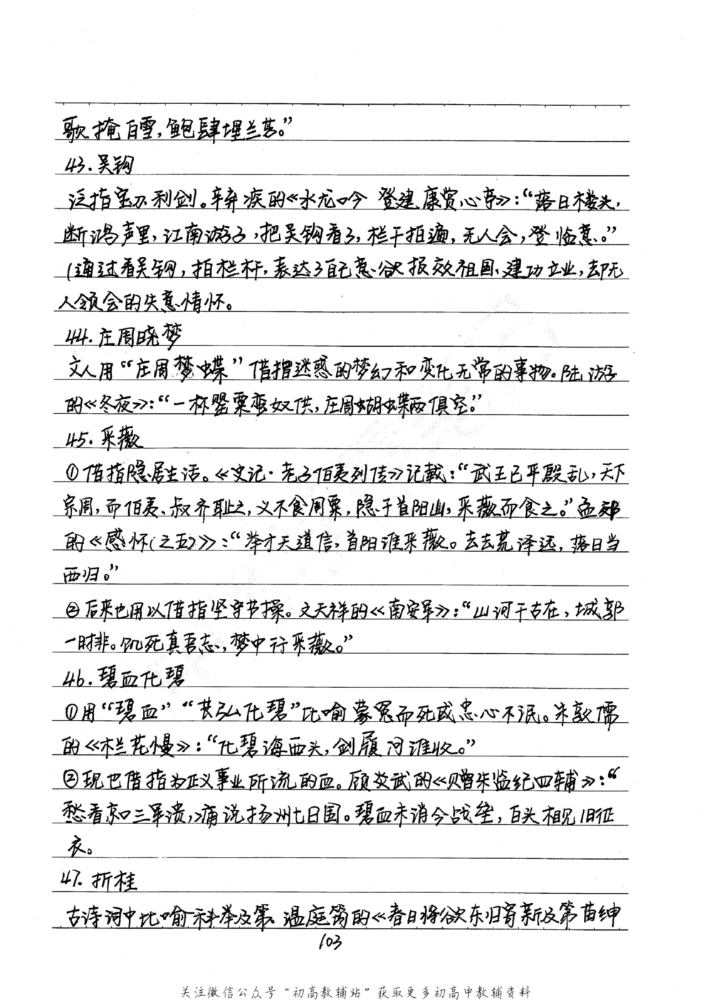 中考学霸笔记语文_小学初中学霸笔记类资料汇总6.33GB_中考学霸笔记411.75MB
