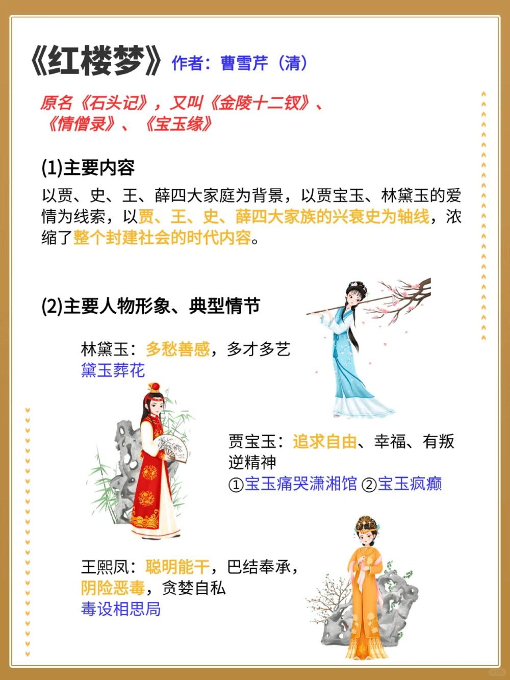 初中语文必考四大名著知识梳理_中小学精品资料(高清可打印)_初中大全集高清资料整理版