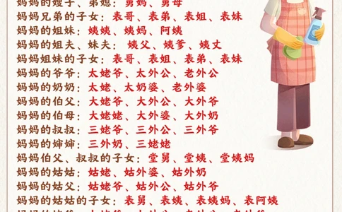 中国亲戚关系-称呼大全-一张图带你秒懂_2025抖音最火小学全科全年级资料大全集超完整版_小学常识VIP资源禁止外传
