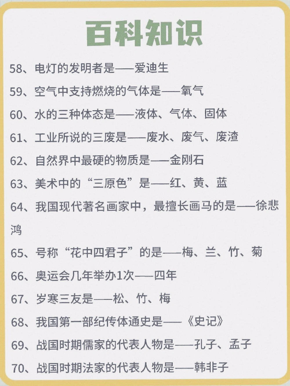 百科知识大全，提高孩子视野_中小学精品资料(高清可打印)_百科知识大全集312份高清资料整理版