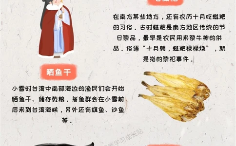 传统文化二十四节气之小雪，知识科普_中小学精品资料(高清可打印)_古文化大全集628份高清资料整理版