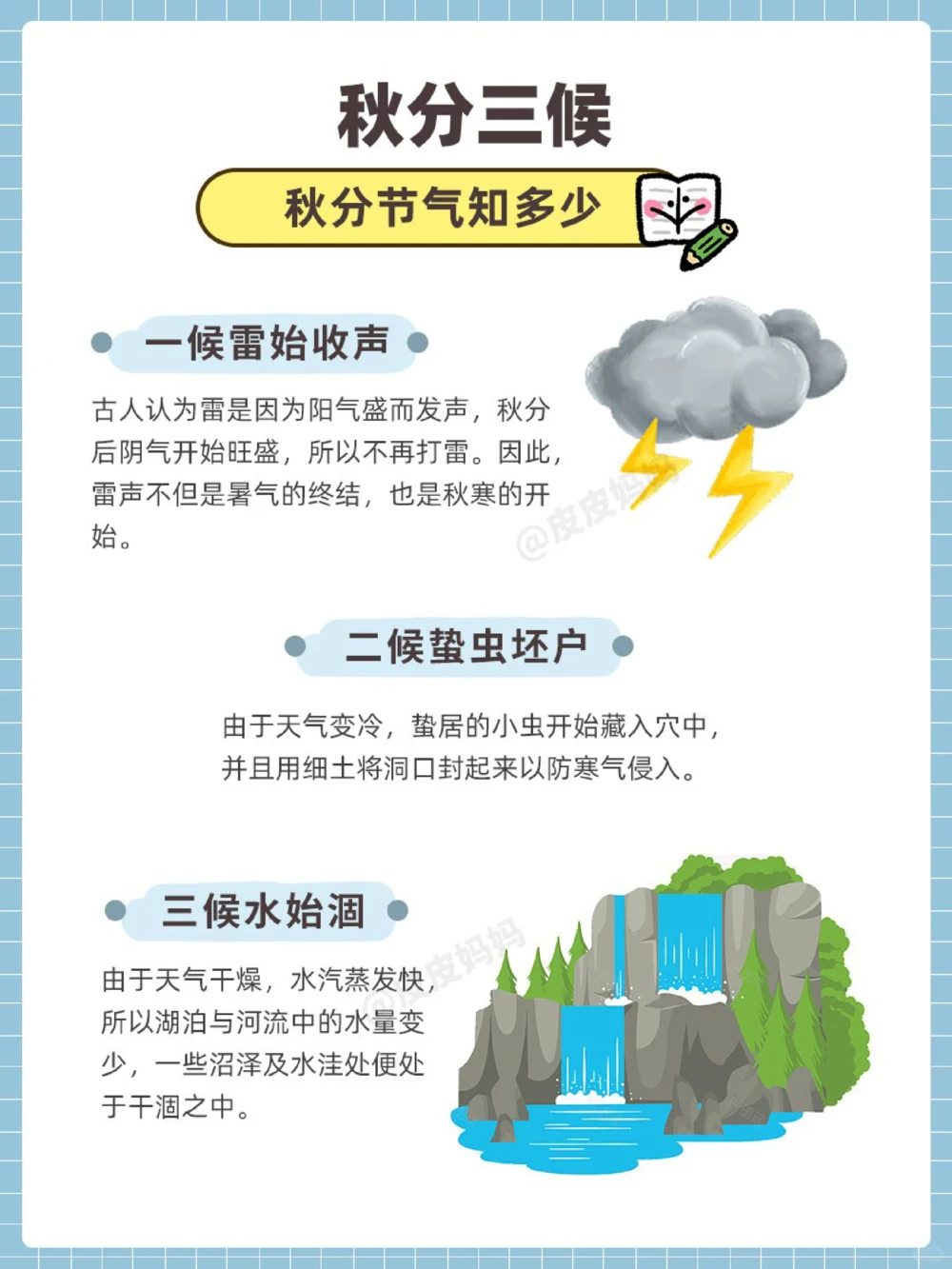 传统节气科普和孩子一起了解秋分小知识_中小学精品资料(高清可打印)_古文化大全集628份高清资料整理版