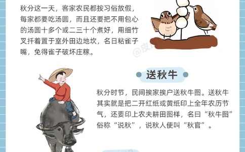 传统节气科普和孩子一起了解秋分小知识_中小学精品资料(高清可打印)_古文化大全集628份高清资料整理版