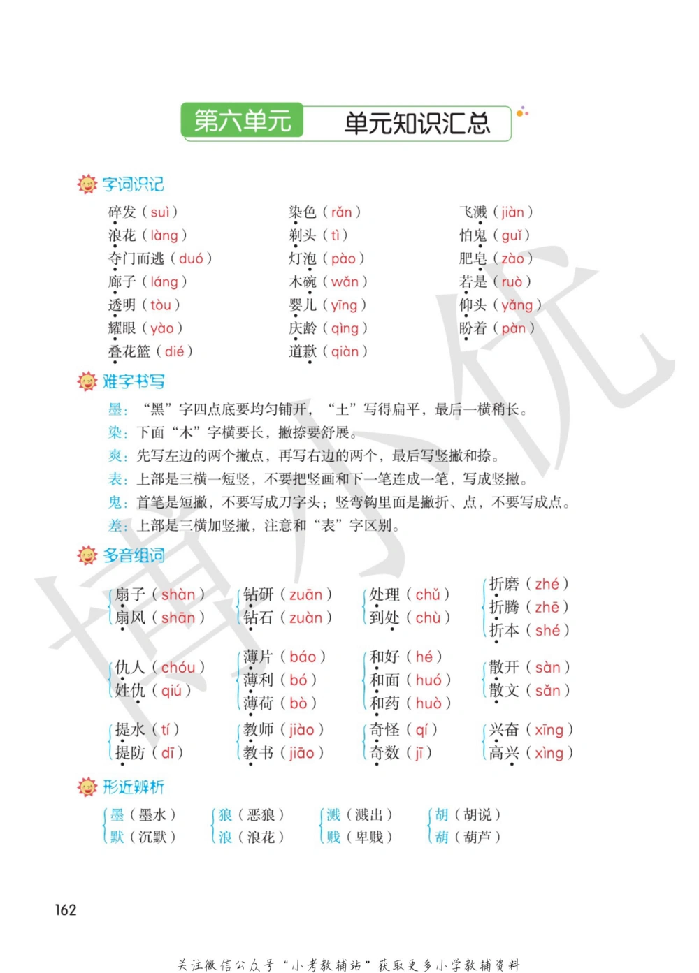三年级下册语文部编版课堂笔记（博小优）_小学初中学霸笔记类资料汇总6.33GB_小学同步课堂笔记2.76GB_1~6年级全册语文部编版课堂笔记