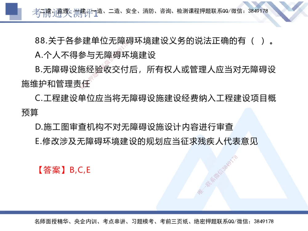 01.2025张峰-考前通关测评-法规1_2026年一建法规_2025年一建法规SVIP_04-冲刺串讲✿考点强化✿小灶集训_36-法规《考前通关测评》张峰HX_讲义