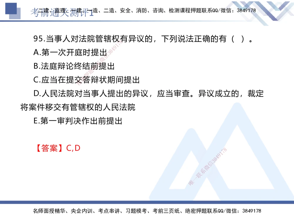 01.2025张峰-考前通关测评-法规1_2026年一建法规_2025年一建法规SVIP_04-冲刺串讲✿考点强化✿小灶集训_36-法规《考前通关测评》张峰HX_讲义