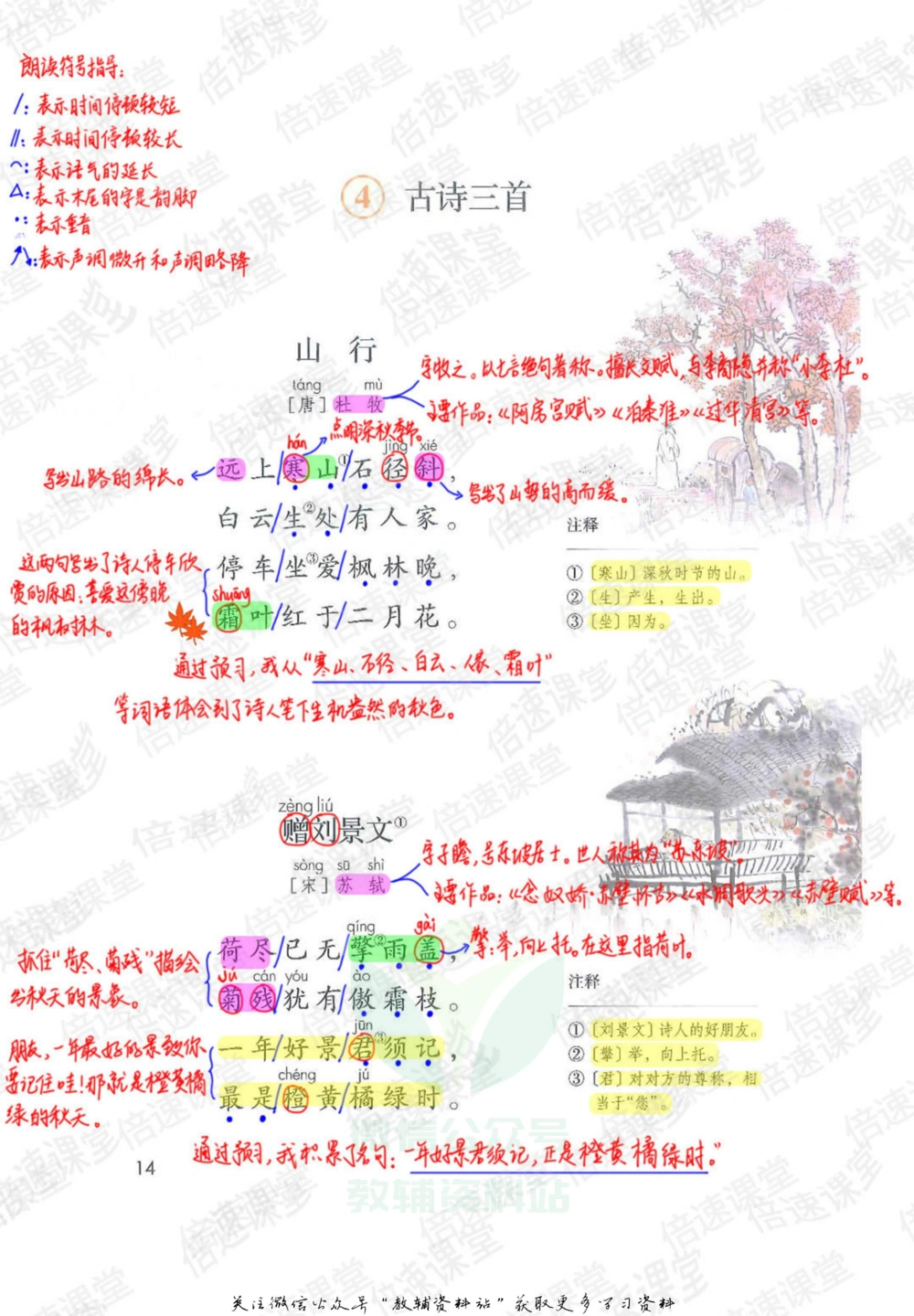 三年级上册语文部编版课堂笔记（倍速版）_小学初中学霸笔记类资料汇总6.33GB_小学同步课堂笔记2.76GB_1~6年级全册语文部编版课堂笔记
