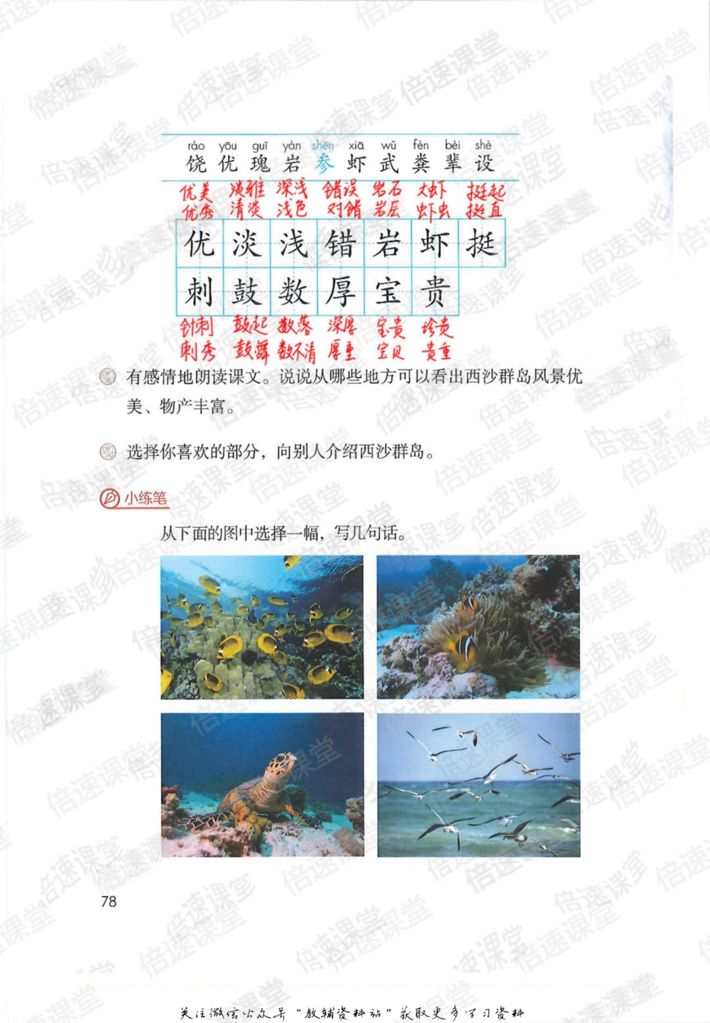 三年级上册语文部编版课堂笔记（倍速版）_小学初中学霸笔记类资料汇总6.33GB_小学同步课堂笔记2.76GB_1~6年级全册语文部编版课堂笔记