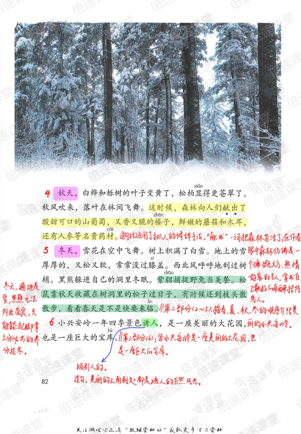 三年级上册语文部编版课堂笔记（倍速版）_小学初中学霸笔记类资料汇总6.33GB_小学同步课堂笔记2.76GB_1~6年级全册语文部编版课堂笔记