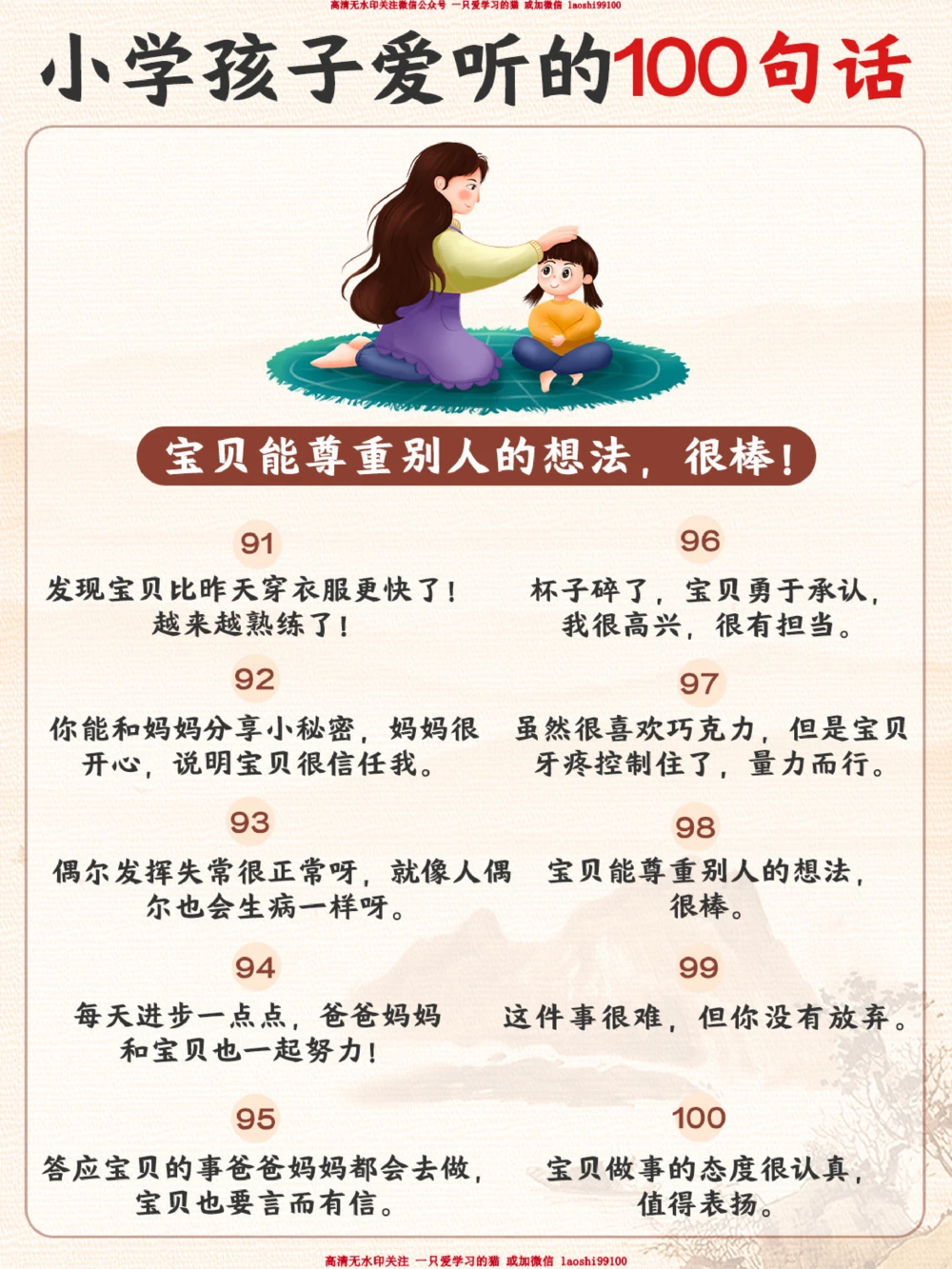 夸出孩子内驱力-小学孩子最爱听的100句话_2025抖音最火小学全科全年级资料大全集超完整版_家庭教育VIP资源禁止外传