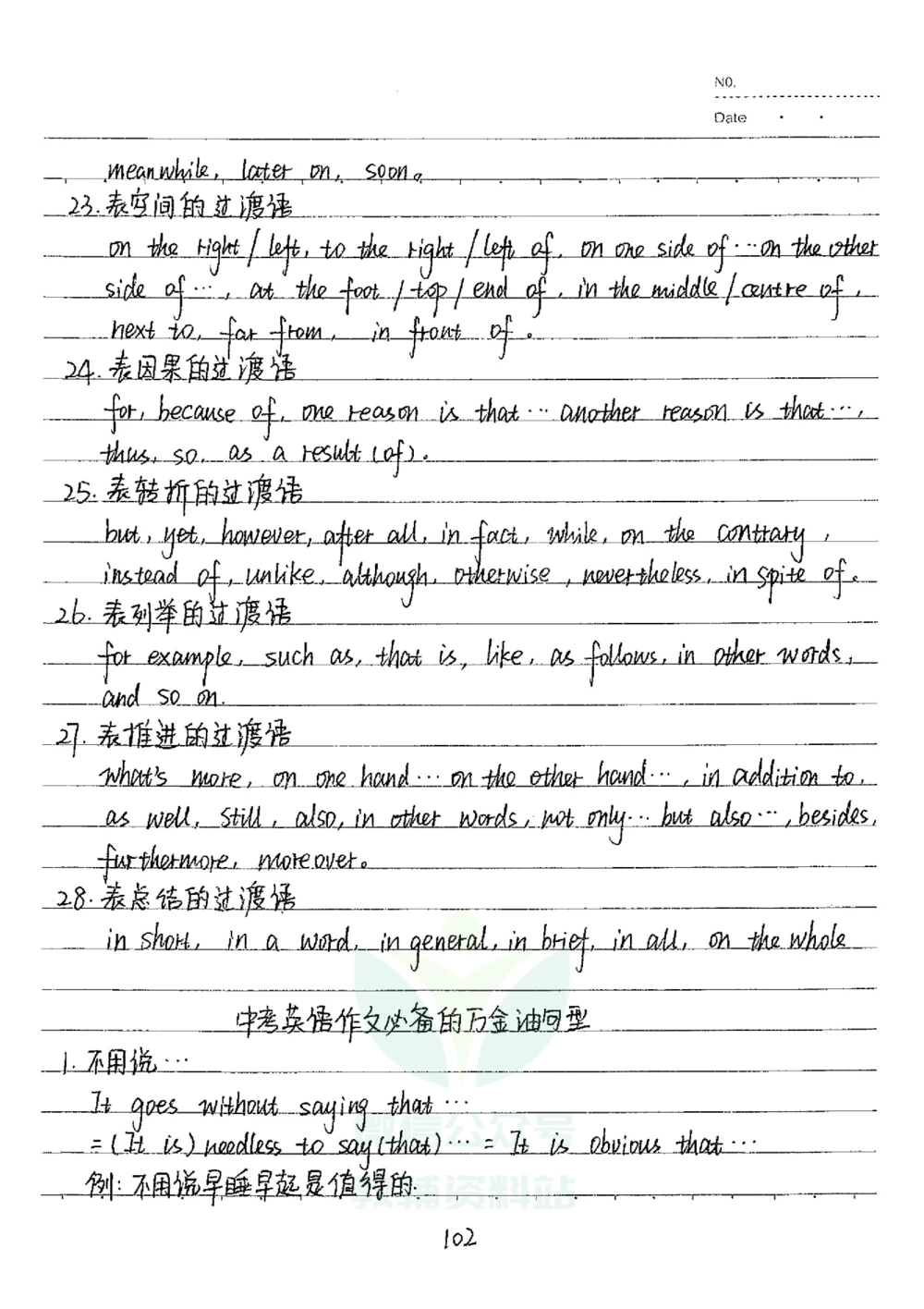 初中状元笔记英语_小学初中学霸笔记类资料汇总6.33GB_初中全科状元笔记900.07MB