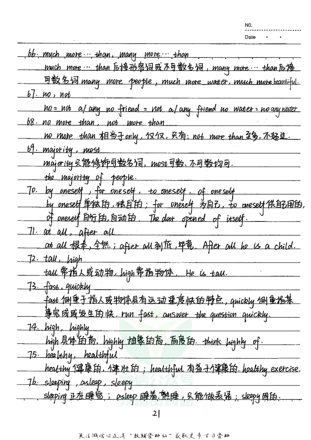 初中状元笔记英语_小学初中学霸笔记类资料汇总6.33GB_初中全科状元笔记900.07MB