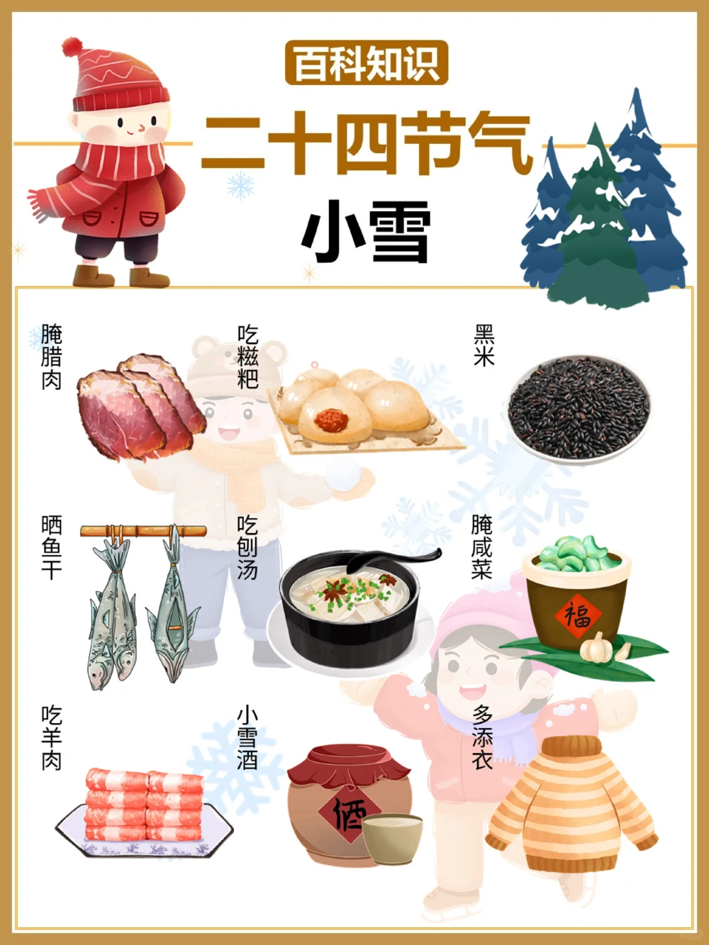 小雪节气：冬日的诗意，你懂多少_中小学精品资料(高清可打印)_百科知识大全集312份高清资料整理版