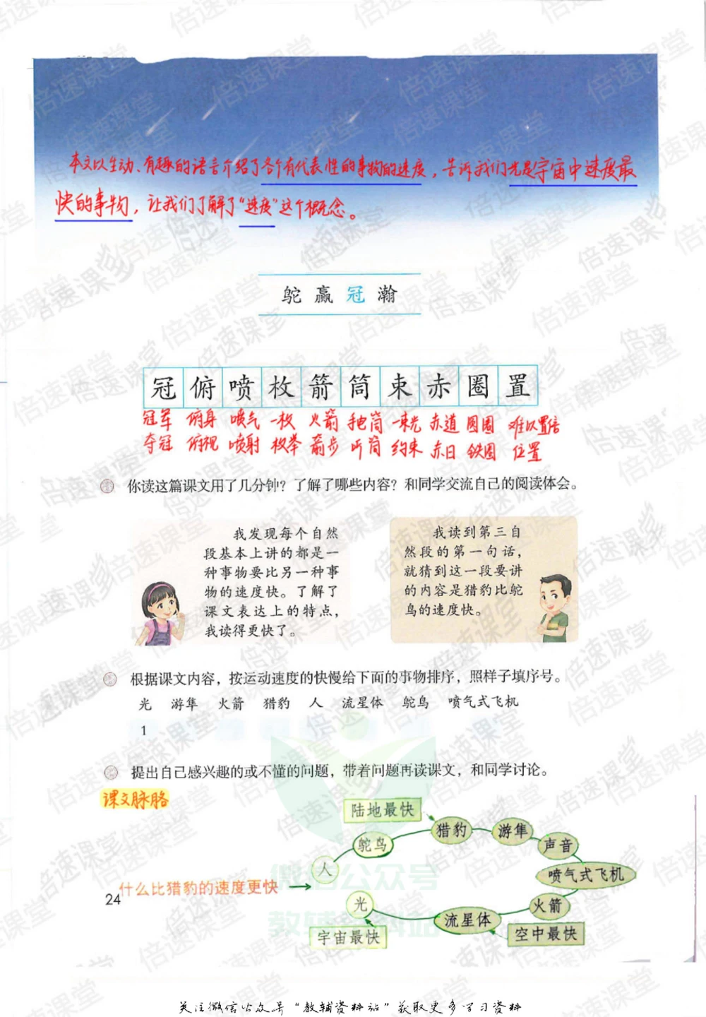 五年级上册语文部编版课堂笔记（倍速版）_小学初中学霸笔记类资料汇总6.33GB_小学同步课堂笔记2.76GB_1~6年级全册语文部编版课堂笔记