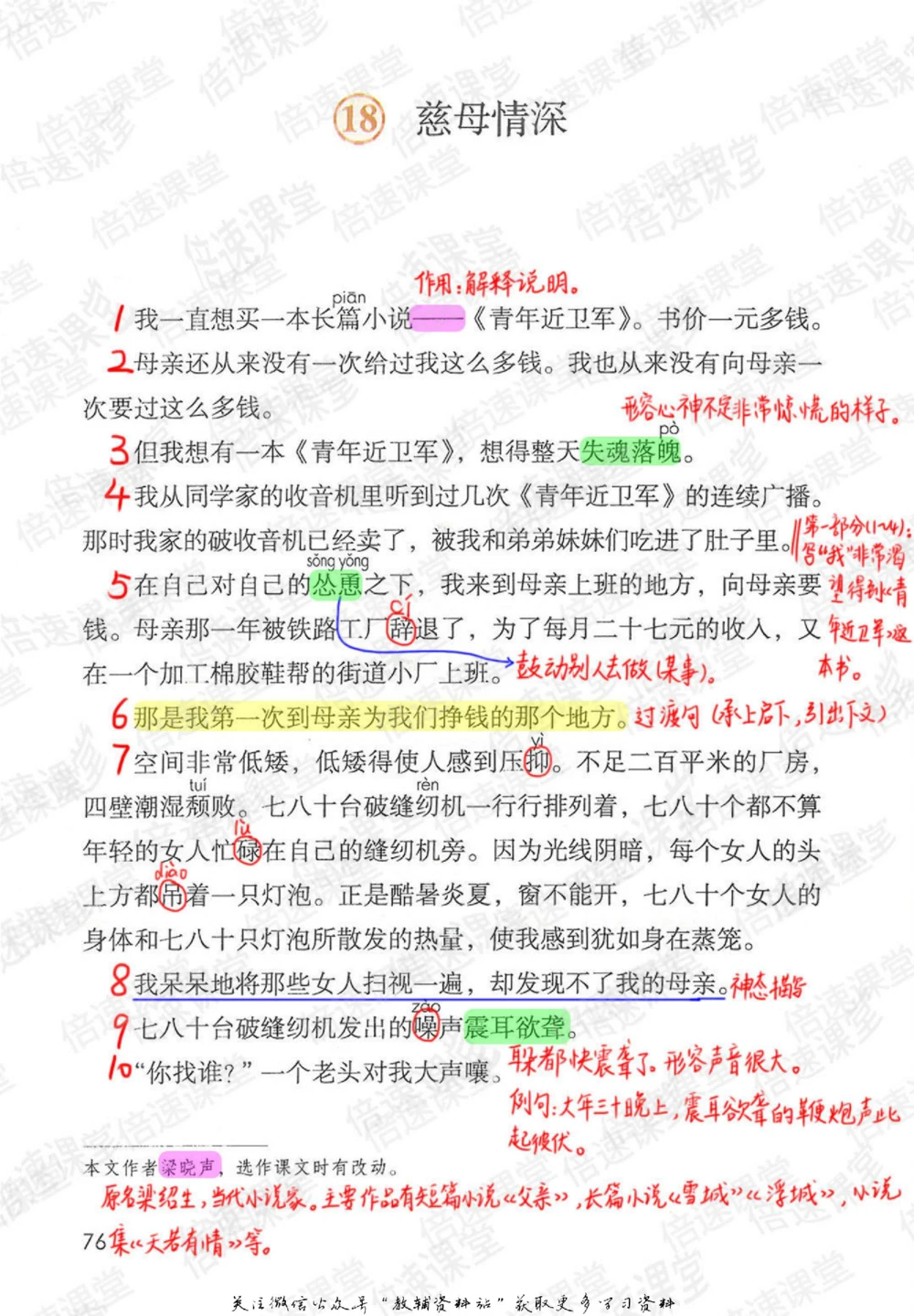 五年级上册语文部编版课堂笔记（倍速版）_小学初中学霸笔记类资料汇总6.33GB_小学同步课堂笔记2.76GB_1~6年级全册语文部编版课堂笔记