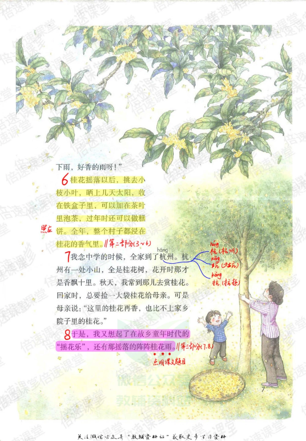 五年级上册语文部编版课堂笔记（倍速版）_小学初中学霸笔记类资料汇总6.33GB_小学同步课堂笔记2.76GB_1~6年级全册语文部编版课堂笔记