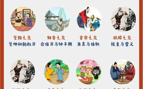 传统文化丨&ldquo;八拜之交&rdquo;是指哪八拜_中小学精品资料(高清可打印)_古文化大全集628份高清资料整理版