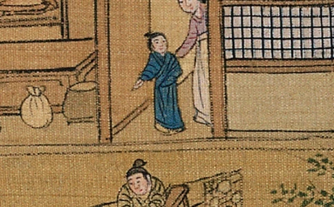 放大《清明上河图》③，快来看古人摆摊_中小学精品资料(高清可打印)_古文化大全集628份高清资料整理版