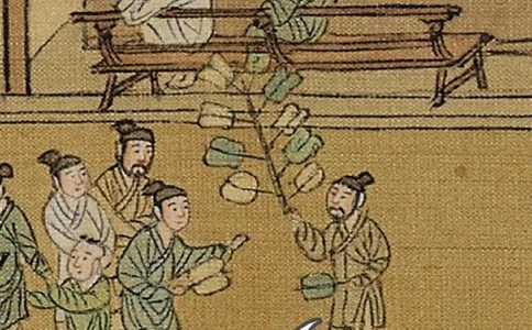 放大《清明上河图》③，快来看古人摆摊_中小学精品资料(高清可打印)_古文化大全集628份高清资料整理版