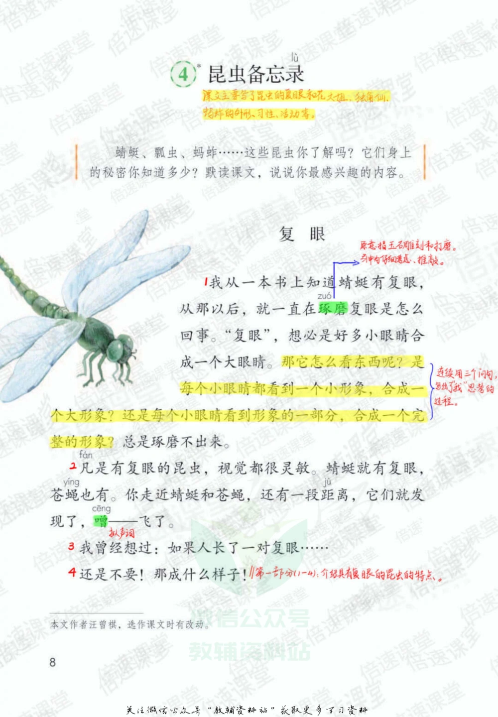 三年级下册语文部编版课堂笔记（倍速版）_小学初中学霸笔记类资料汇总6.33GB_小学同步课堂笔记2.76GB_1~6年级全册语文部编版课堂笔记