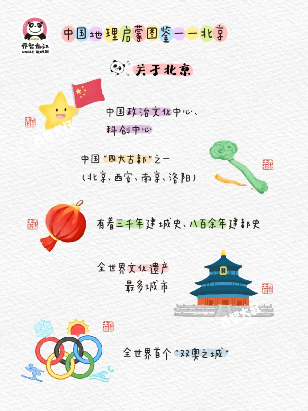 中国地理启蒙图鉴&mdash;&mdash;北京_中小学精品资料(高清可打印)_初中大全集高清资料整理版