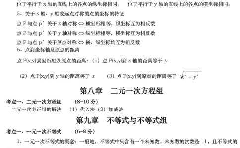初一到初三数学要考的都在这里了，都是重点，刷到这个就代表你的数学成绩要好起来了#数学#初中数学#知识点总结#图文伙伴计划#抖音图文来了_中小学精品资料(高清可打印)